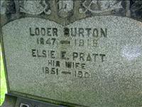Burton, Loder and Elsie E. (Pratt)